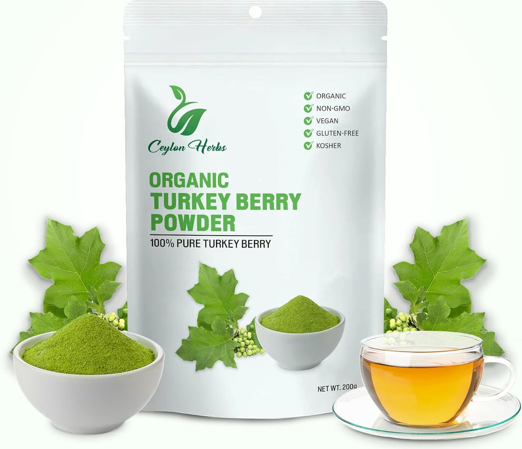 100g Turkey Berry Leaves Tea Healthy Well Cleaned Dried Leaves Tea No additives Pure Natural Leaves