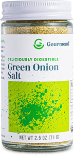 Gourmend Foods Organic Green Onion Salt – Low FODMAP, Filler Free, Gluten Free, 100% Natural, No Corn Starch, Maltodextrin, "Flavors" or Other Fillers