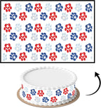 3 Pcs Cake Strips Edible birthday Paw Dogs cake side borders, strips, Icing Sheets 2.5'X10.5-3 per sheet
