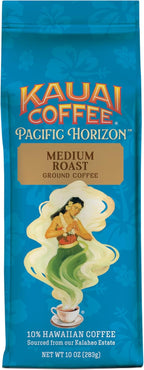 Kauai Coffee Ground Coffee – Smooth, Rich, Medium Roast – Light Floral Notes, Bright Aroma – Arabica Coffee, 10% Hawaiian with No Bitterness – Koloa Estate, 1 Pack of 10oz