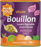 Marigold Swiss Vegetable Vegan Bouillon Powder Reduced Salt 150 g