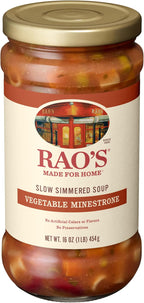 Rao's Homemade Vegetable Minestrone Soup, 16oz, Real Vegetables, Traditional Italian Heat and Serve Soup