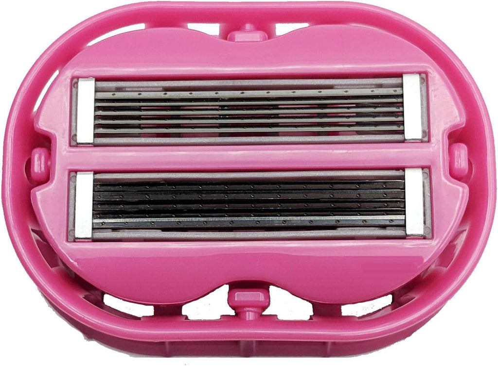 Classic Omnishaver - Pink - The Fastest Way to Shave Head, Legs, Arms, Body | An Alternative to Disposable Shaving Razors Self Cleans & Strops During Use with Durable Blade, Bald Head Shaver for Women