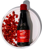Pomegranate Molasses by Zest Delites, No Sugar Added, 100% Natural Mediterranean Pomegranate Syrup for Salads, Meats, Drinks and Desserts, No Additives, Vegan, Gluten Free, 12 oz