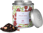 Whittard of Chelsea - Tea Discoveries English Rose Caddy - Black Loose Leaf Tea, Vegetarian, Vegan Friendly, Resealable Tin (100g, 1ct)