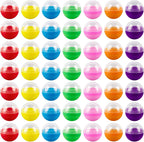 AUEAR, Colorful Small Round Capsules 1.1 Inch Vending Machine Empty Plastic Gumball Containers for Party Favor Prize (250 Packs)