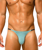 Men's See Through Bikini Low Rise Sexy Briefs Mesh Breathable Bulge Pouch Underwear