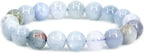 Keleny Fashion Crystal Man Women Stretch Bracelet 10mm Round Beads Rock Jasper 7 Inch Unisex