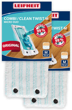 Leifheit Mop Cover, White, Set of 2