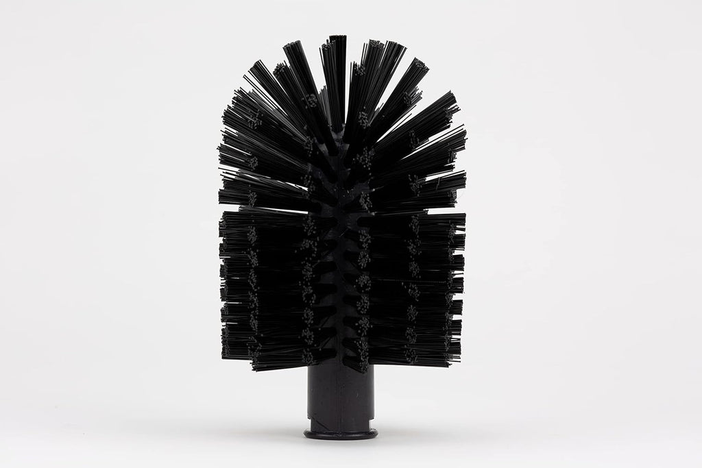 SPARTA Multi-Purpose Valve Brush Pipe Brush, Round Brush with Polyester Bristles, Color Coded for Commercial Cleaning, Kitchen, Restaurant, Bathroom, Plastic, 7.1 X 4 X 7.1 Inches, Black