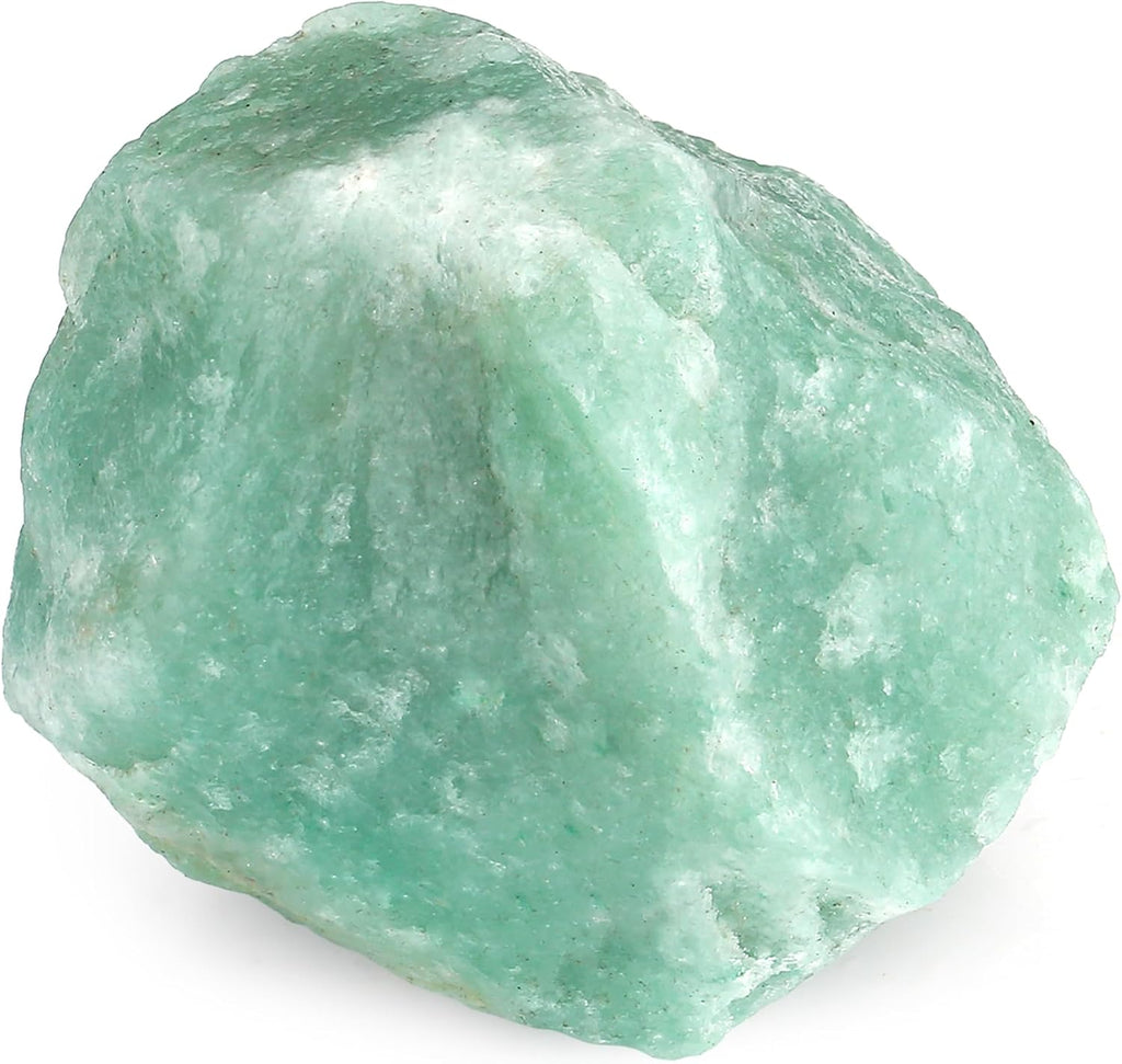 YATOJUZI Green Aventurine 1.8-2.2" Natural Raw Stones and Healing Crystals Large Stone Rough Crystal Rocks for Tumbling Cabbing Polishing Fountain Rocks Decoration 1PCS