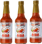 Marie Sharp's Hot Habanero Pepper Sauce, 10 oz – Authentic Belizean Hot Sauce with Fresh Red Habanero Peppers | Pack of 3