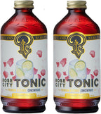 Portland Syrups Rose City Tonic Concentrate - Craft Delicious Cocktails, Mocktails, Sodas, and More - 12 oz with 24 Servings (Pack of 2)