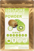 Plant Gift 100% Pure kiwifruit Powder 猕猴桃粉 Natural Meal Powder, Wild Grown and Freeze Dried, Natural Flavor for Beverage, Smoothie and Baking, kiwi fruit Powder No GMOs 100G