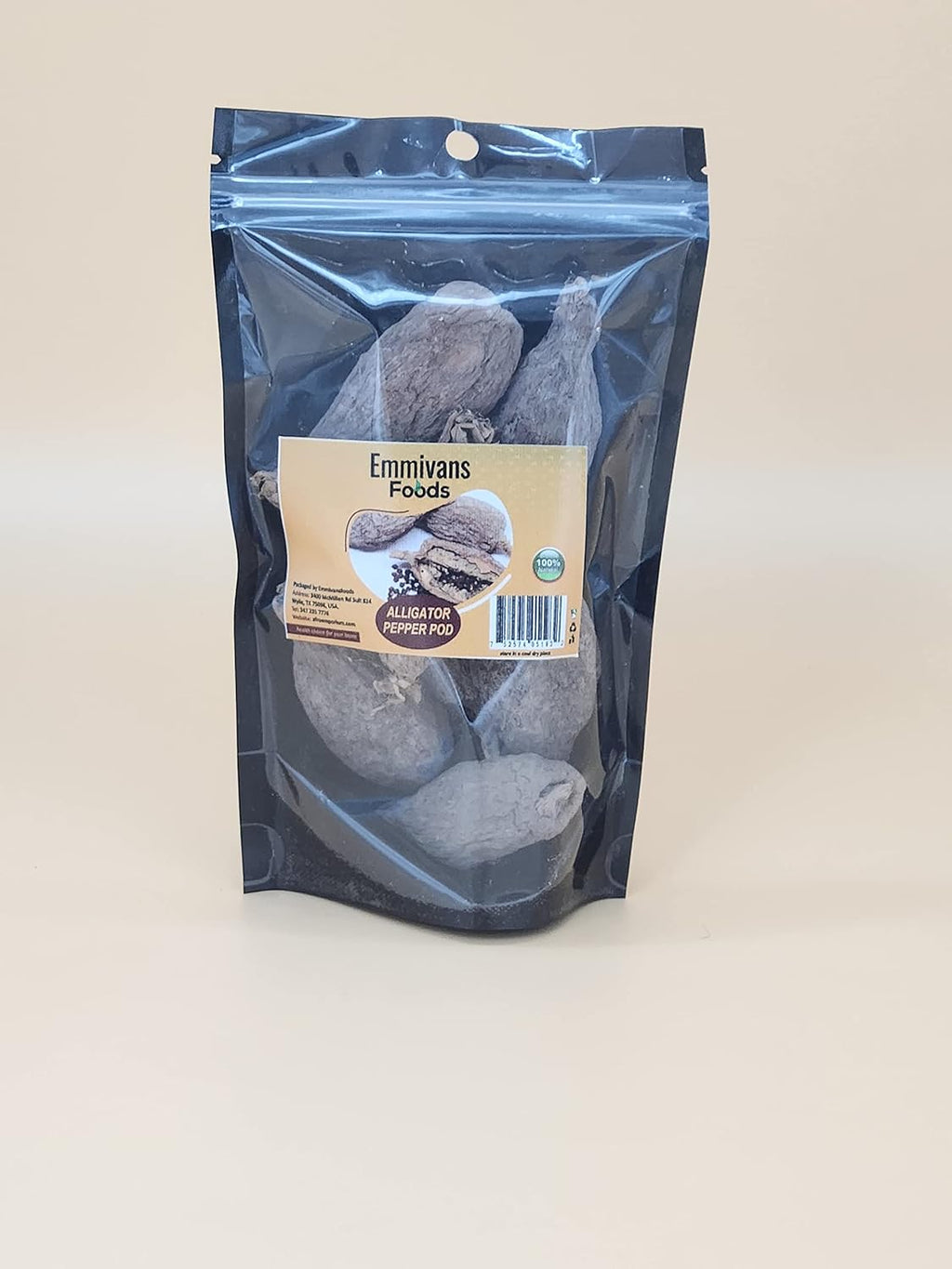 Emmivans Alligator Pepper Pods, African Grains of Paradise, Whole Spice, 7 Pieces