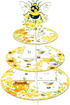 CC HOME Bee Party Supplies Cupcake Stand 3 Tier Bee Party Cake Stand for Kids Birthday Party Decorations Bee Theme Party Baby Shower Birthday Party Supplies