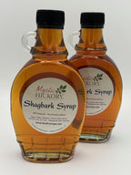 Turkeywoods Farm Shagbark Hickory Syrup, Two Bottle Set.