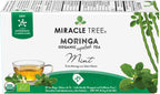 Miracle Tree - Organic Moringa Superfood Tea, 25 Individually Sealed Tea Bags, Mint (Keto, Detox, Energy & Immunity Booster, Vegan, Gluten-Free, Organic, Non-GMO, Caffeine-Free)