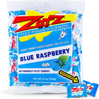 Zotz Fizzy Old Fashioned Hard Candy Fruit Flavored Blue Raspberry Candy, Individually Wrapped Hard Candy, From Italy Since 1970 (Bag 46 Units)
