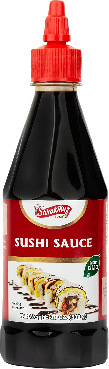 Japanese Sushi Sauce by Shirakiku | Sweet and Savory Authentic Asian, Cooking, Grilling, Perfect for Eel, Unagi | Non GMO| 18 oz.