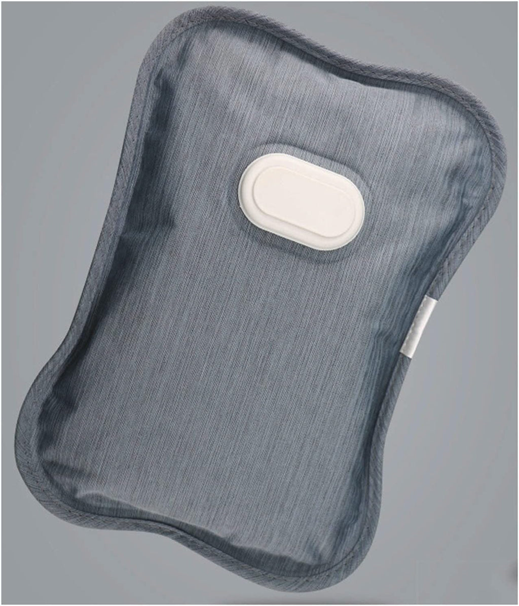 The Electric Heat Pack with Waist Belt，Portable Hot Water Bag，Soothing Heat relieves Back Pain,Cramps,Arthritis,Warms Hands and Tummy,Electric Hot Water Bottle。 (Color : Gray)