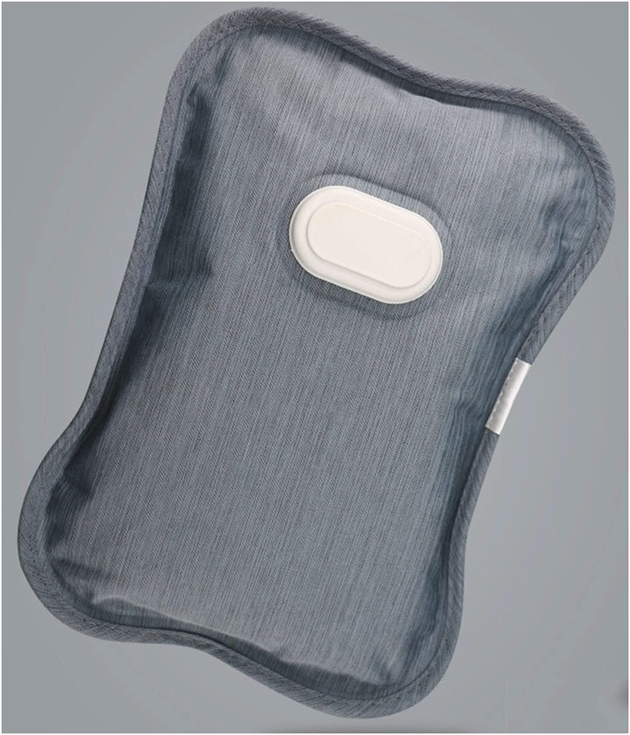 The Electric Heat Pack with Waist Belt，Portable Hot Water Bag，Soothing Heat relieves Back Pain,Cramps,Arthritis,Warms Hands and Tummy,Electric Hot Water Bottle。 (Color : Gray)