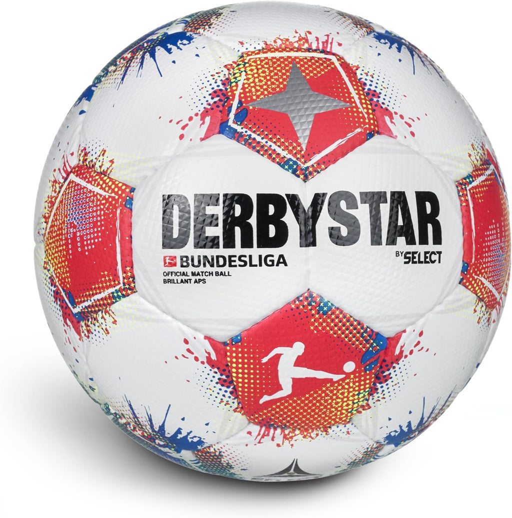 Derbystar Bundesliga Brillant APS v25 Soccer Ball, Size 5
