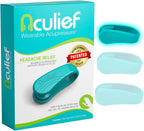 Aculief Acupressure Hand Clip - Stress Management & Hand Pressure Point Clip - On-the-Go Stress Support X-Small, Teal