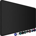 Large Gaming Mouse Pad, 31.5x15.7 inch Large Extended Computer Keyboard Mouse Mat, Water Resist Non-Slip Mousepad Rubber Base Long XXL Desk Mouse Pad for Work & Gaming, Office & Home, Black