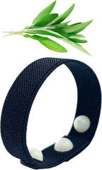 Menopause Acupressure Bracelet for Cooling Comfort – Clary Sage Scented Knit Elastic Wristband for Hot Moments, Sleep & Emotional Support – Slip‑On Band for Women