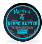 Maestro's Classic BEARD BUTTER | Anti-Itch, Extra Soothing, Hydrating Beard Creme For All Beard Types & Lengths- Speakeasy Blend, 4 Ounce