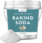 1.1Gallon (11lb) Baking Soda Powder Bulk, Premium Sodium Bicarbonate Powder, 100% Pure, Used for Bread, Cookies and Other Baked Goods, Also Can Clean and Deodorize