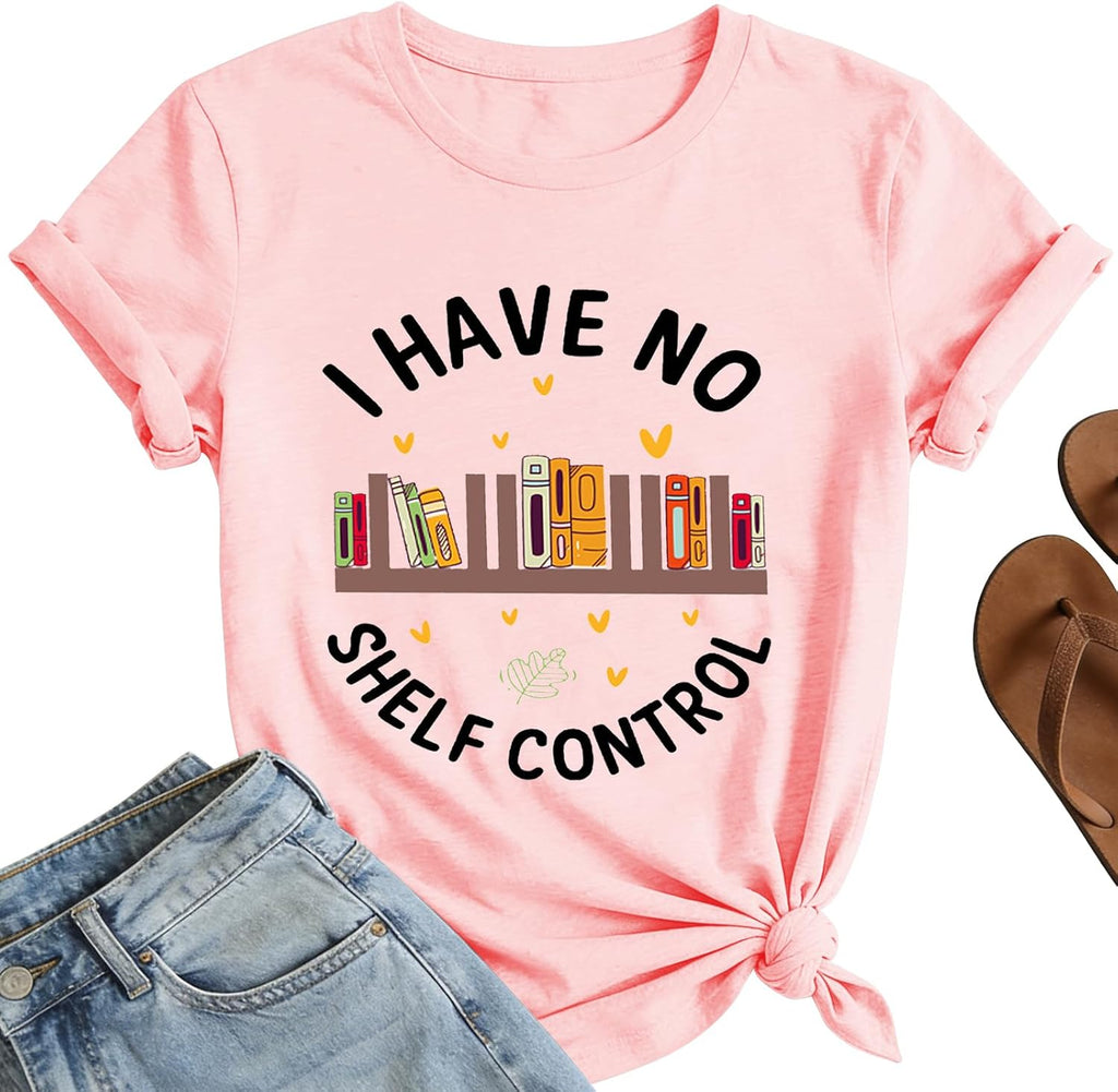 Book Shirts for Women - Fun Reading Lovers Tshirts School Teacher Tee Tops