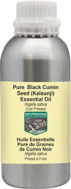 Pure Black Cumin Seed (Kalaunji) Carrier Oil (Nigella Sativa) Cold Pressed 1250ml (42 oz)