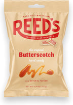 Reed’s Butterscotch Candy, 6.25oz Bag (Pack of 1) Individually Wrapped Butterscotch Hard Candy, The Hampton Candy Company