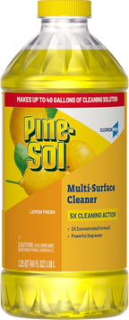 CloroxPro Pine-Sol Multi-Surface Cleaner, All Purpose Cleaner, Lemon Fresh, 40 Fluid Ounces (Package May Vary)