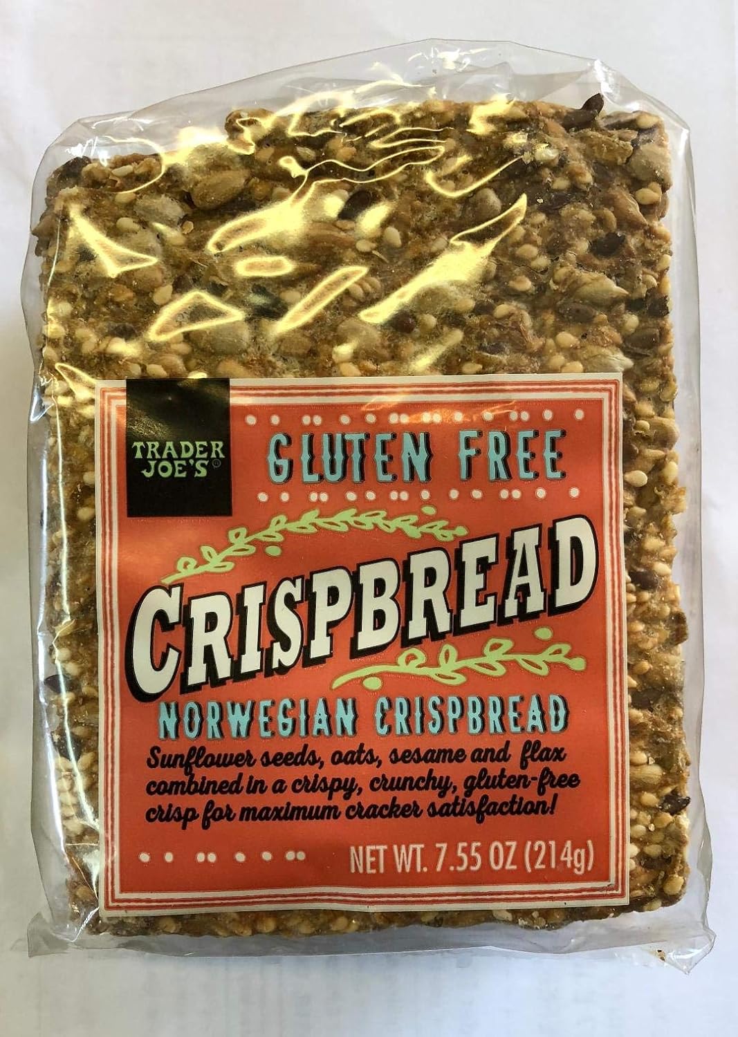 Trader Joe's Gluten Fee Norwegian Crispbread 7.55 Oz (6 pack)