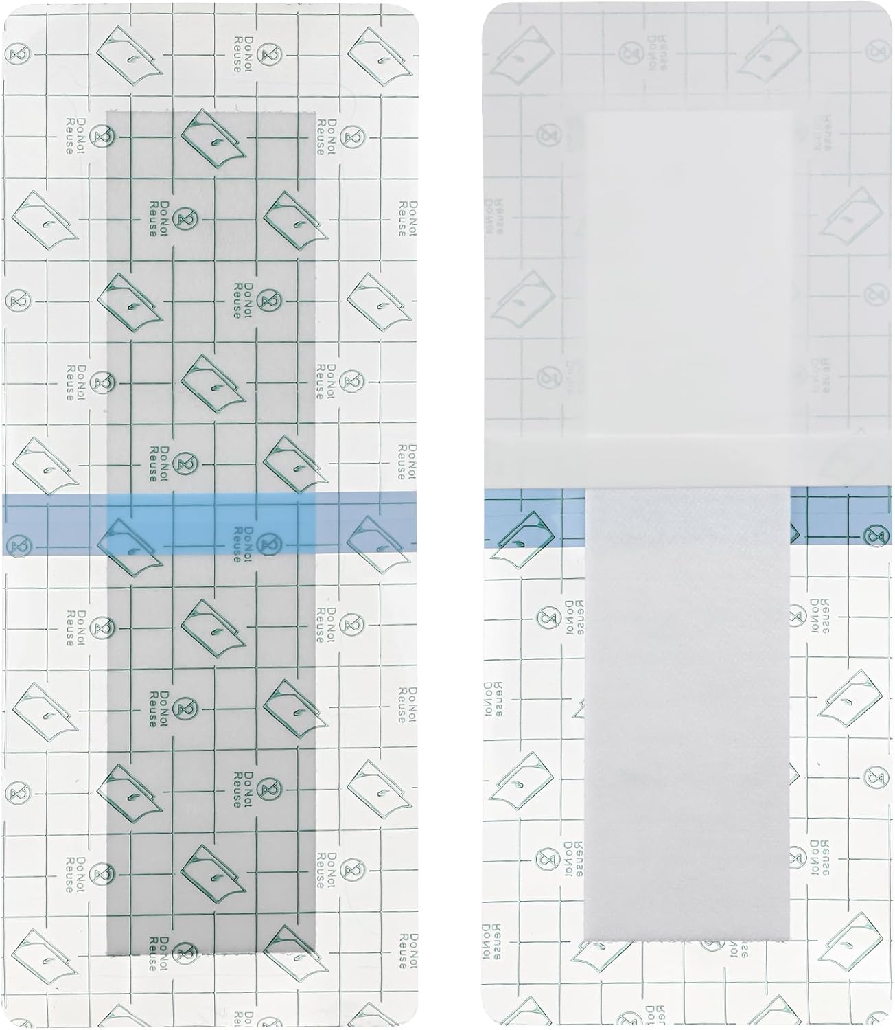 Waterproof Bandages for Knee Replacement Shower Cover Post Surgical Recovery Shower Protector First Aid Wound Adhesive Island Dressing Incisions 4 X 10 Inch Pack 0f 25