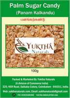 Yuktha Naturals Palm Candy (Panakarkandu) | Panam Kalkandu | Palm Sugar Candy - 100g/3.5 Oz