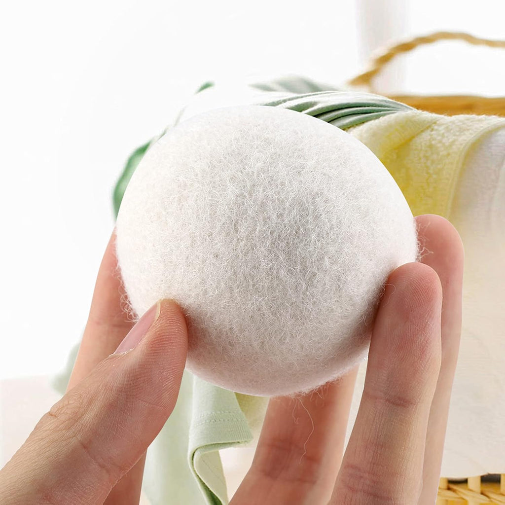 Alvinlite Wool Dryer Balls, Reusable Natural Wool Laundry Fabric Softener Ball Dryer Sheets Alternative Laundry Replacement