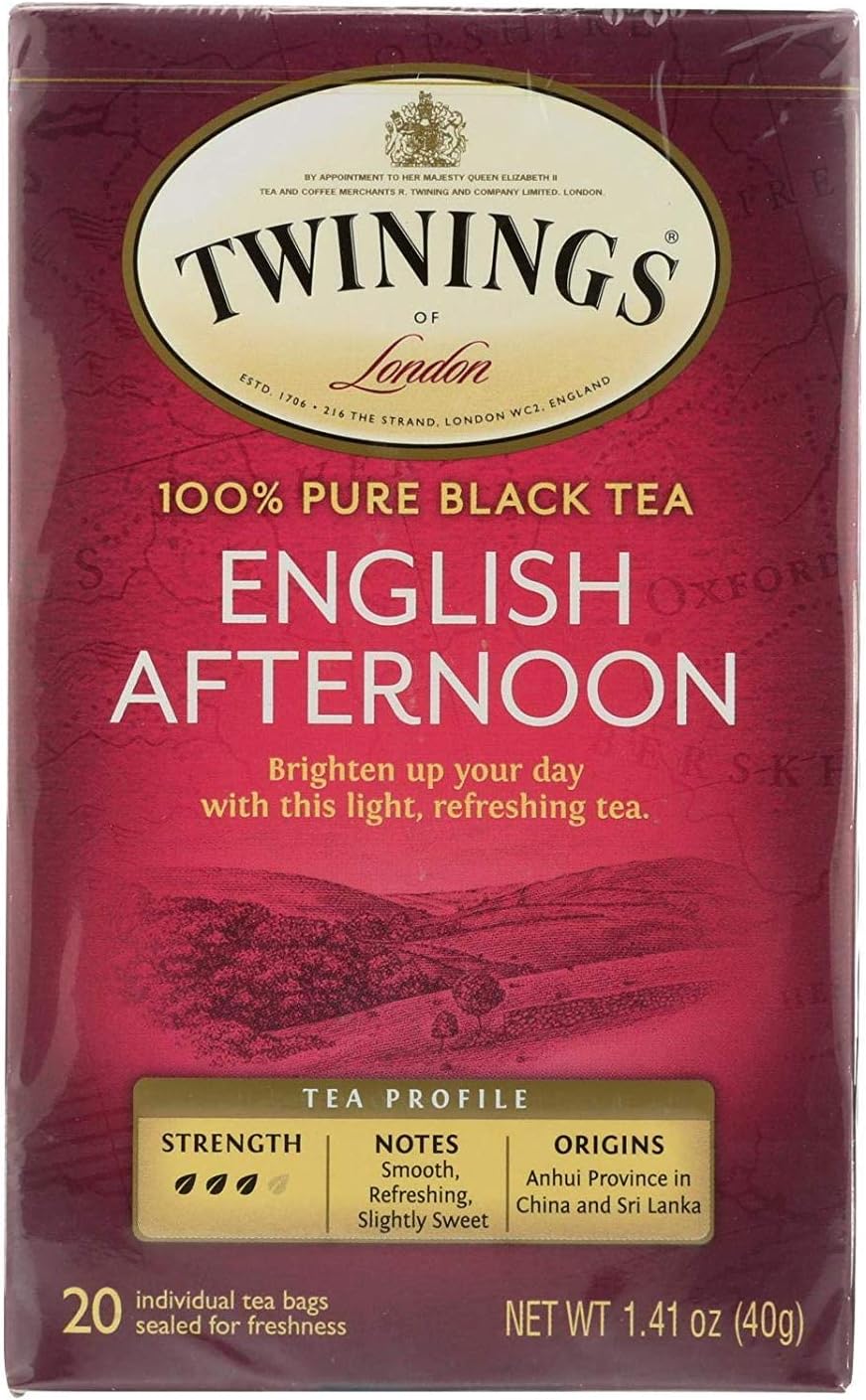 Twinings of London English Afternoon Tea - Pack of 6