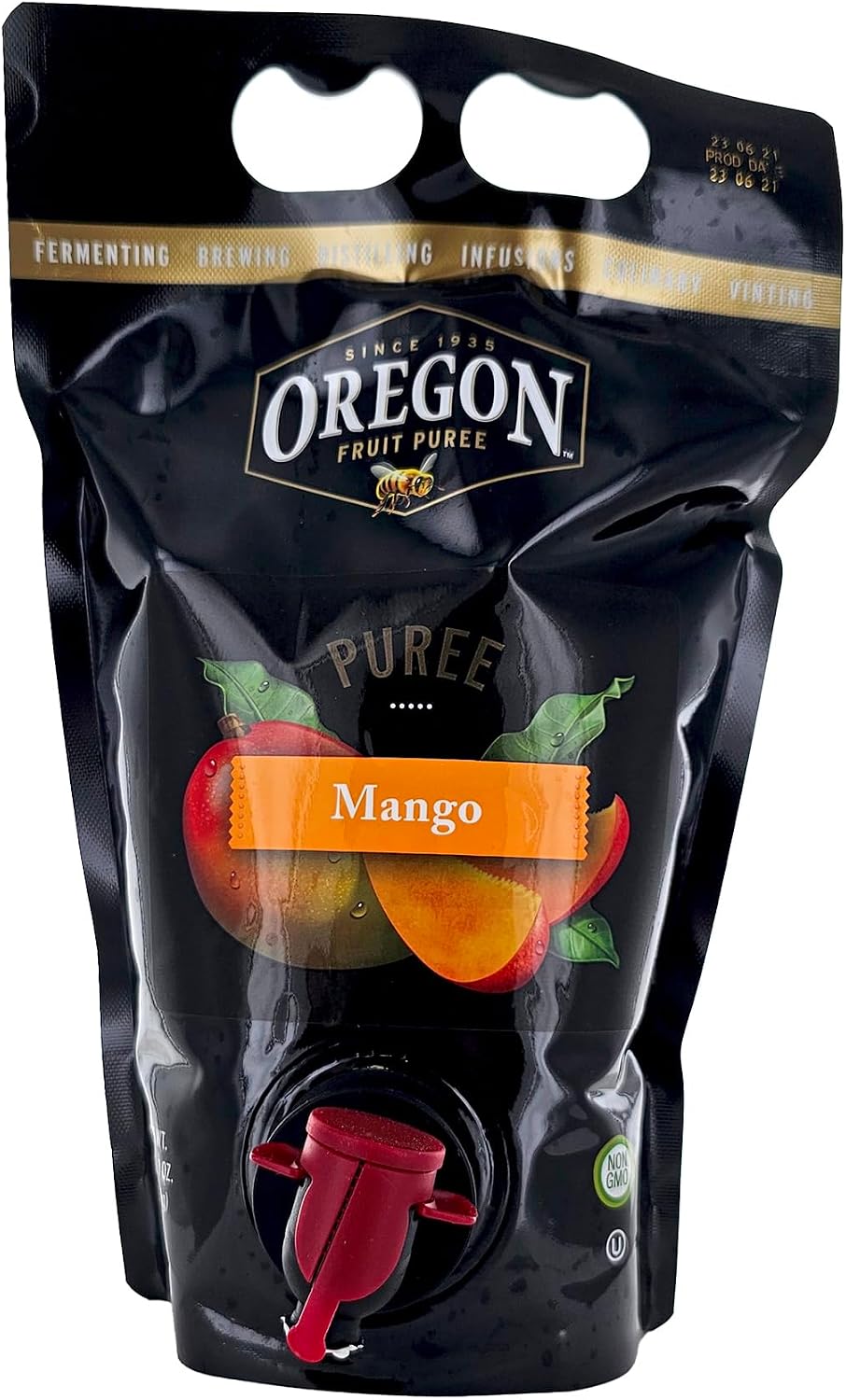 Home Brew Ohio Oregon Fruit Mango Puree 49oz Pouch