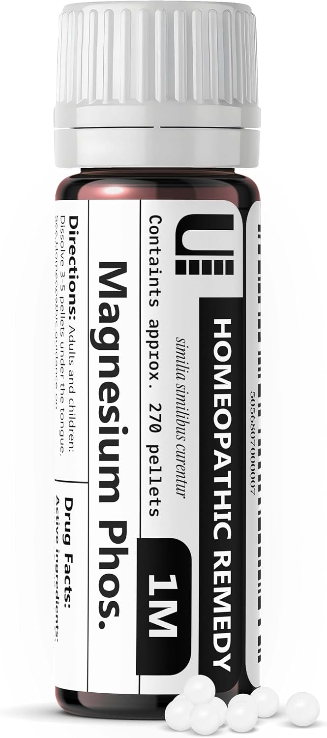 Magnesium Phosphoricum 1M Homeopathic Remedy, 270 Pellets