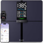 Ovutek Professional Smart Scale for Body Weight, BMI, Body Fat, Muscle Mass, Highly Accurate Body Composition Weighing Machine, Bathroom Digital Scale Large Display Sync with Fitness App, 450lb