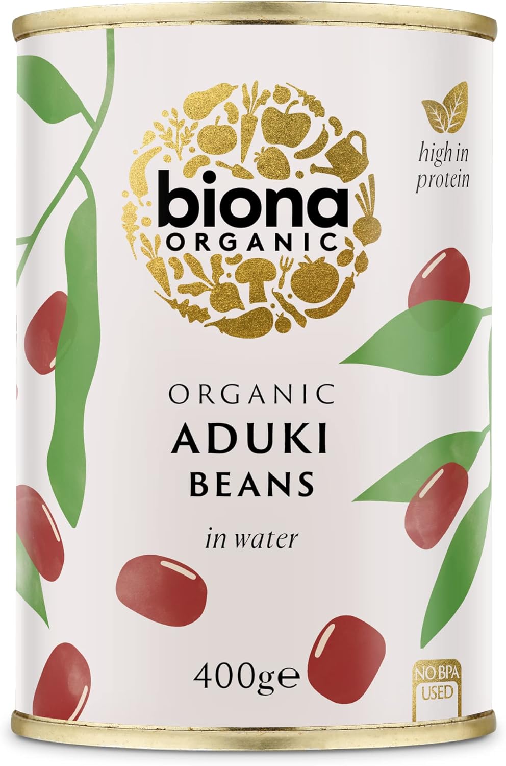 BIONA Organic Aduki Beans, 400 GR