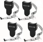 Body Tape Measure - (4 Pack) Measuring Tapes for Body and Fat Weight Monitors, (Inches & Cm) Retractable Ruler for Accurate Fat Calculator Helps Calculate Athletic Fitness Measurements