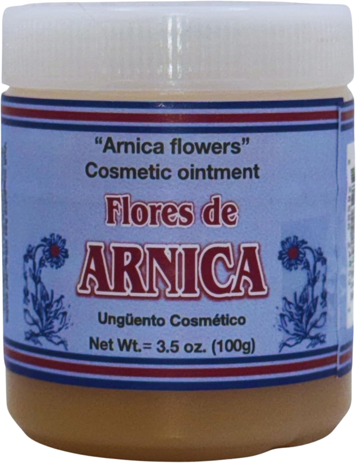 Flores de Árnica - 3.5 oz (100g) Cosmetic Ointment | Pomada de Flores de Árnica: