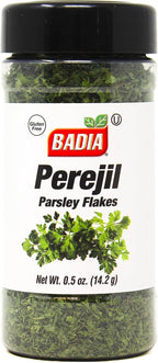 Badia Parsley Flakes, 0.5 oz – Fresh Herbal Flavor & Color for Soups, Sauces, Pasta & Everyday Cooking