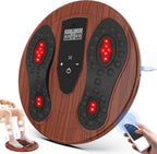 Rechargeable Foot Massager for Neuropathy with 660-850 Red Light Therapy – EMS &TENS Foot Stimulator for Neuropathy, Electrical Nerve Stimulator, Relieve and improve pain and plantar fasciitis