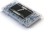 1-½" Concrete Nails – High Strength Masonry Nails (155 PCS) – Galvanized for Hanging Pictures, Frames, Shelves on Brick, Cement, Wood – Heavy Duty & Bend Resistant